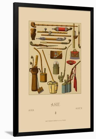 Asian Pipes-Racinet-Framed Art Print