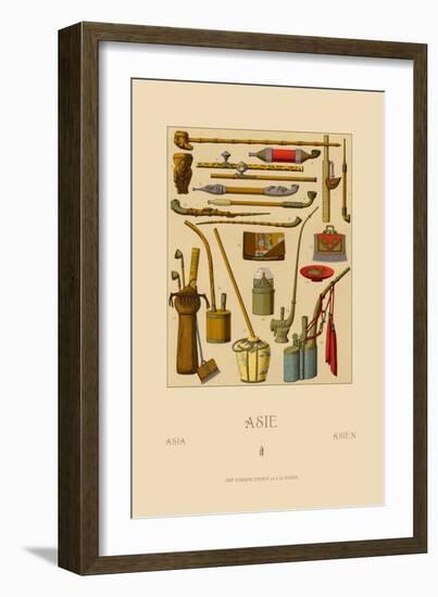 Asian Pipes-Racinet-Framed Art Print