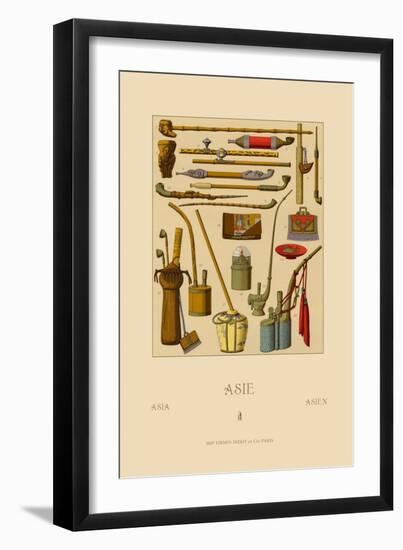 Asian Pipes-Racinet-Framed Art Print