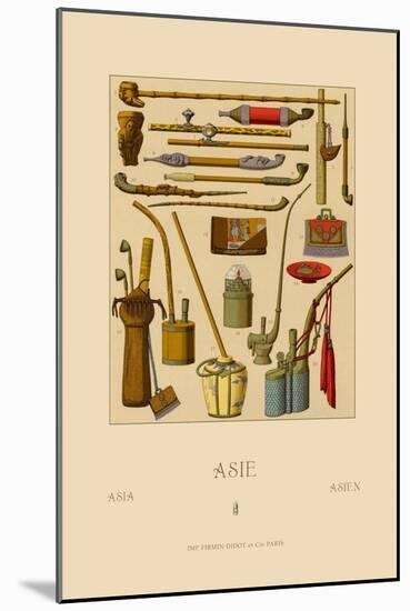 Asian Pipes-Racinet-Mounted Art Print