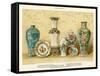 Asian Porcelains by Julius Bien, C.1880-Julius Bien-Framed Stretched Canvas