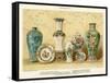 Asian Porcelains by Julius Bien, C.1880-Julius Bien-Framed Stretched Canvas