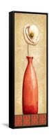 Asian Red I-Delphine Corbin-Framed Stretched Canvas