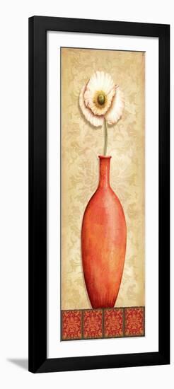 Asian Red II-Delphine Corbin-Framed Art Print