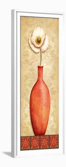 Asian Red II-Delphine Corbin-Framed Art Print