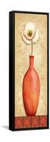 Asian Red II-Delphine Corbin-Framed Stretched Canvas