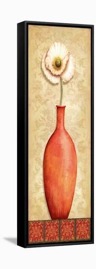 Asian Red II-Delphine Corbin-Framed Stretched Canvas