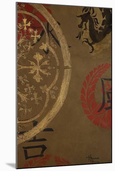 Asian Shield II-Hakimipour-ritter-Mounted Art Print