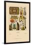 Asian Smoking Implements-Racinet-Framed Art Print