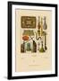 Asian Smoking Implements-Racinet-Framed Art Print