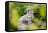 Asian Statue, Bamboo, 22nd District-Rainer Mirau-Framed Stretched Canvas