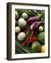 Asian Still Life with Aubergines, Chili and Limes-Foodcollection-Framed Photographic Print