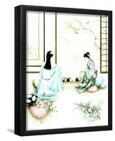 Asian Tea (Geisha) Art Print Poster-null-Framed Poster