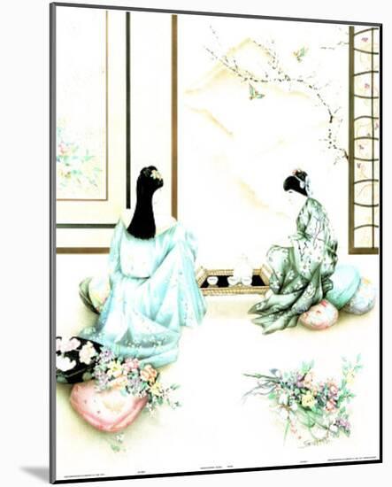 Asian Tea (Geisha) Art Print Poster-null-Mounted Poster