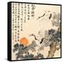 Asian Traditional Painting-WizData-Framed Stretched Canvas