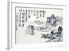 Asian Traditional Painting-WizData-Framed Art Print