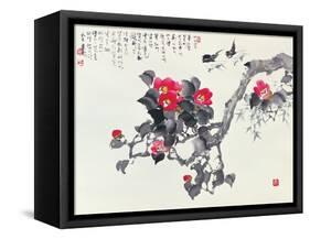 Asian Traditional Painting-WizData-Framed Stretched Canvas