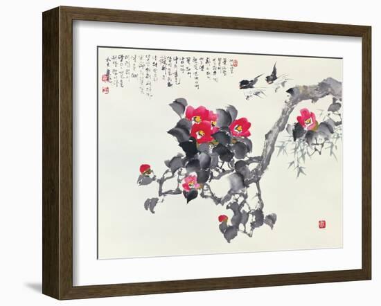 Asian Traditional Painting-WizData-Framed Art Print