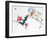 Asian Traditional Painting-WizData-Framed Art Print