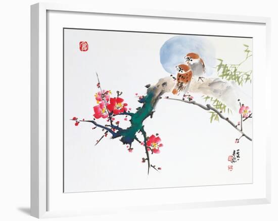 Asian Traditional Painting-WizData-Framed Art Print