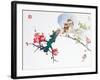 Asian Traditional Painting-WizData-Framed Art Print