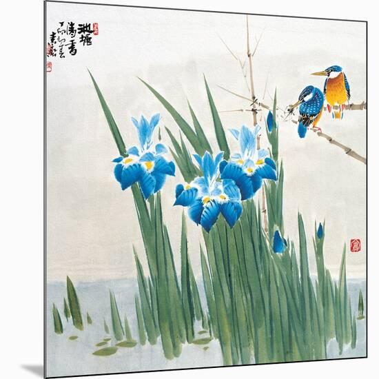 Asian Traditional Painting-WizData-Mounted Premium Giclee Print