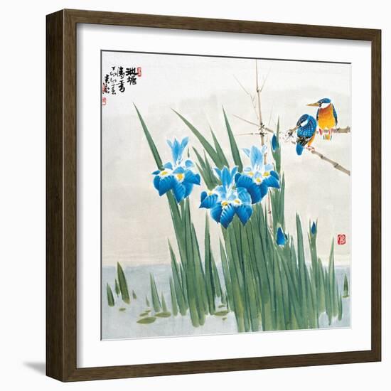 Asian Traditional Painting-WizData-Framed Art Print