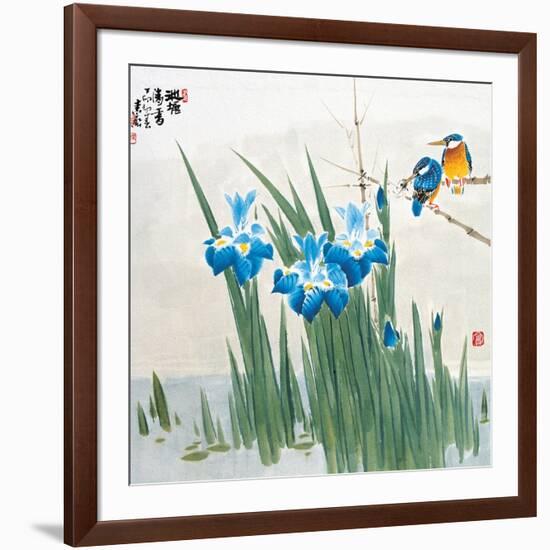 Asian Traditional Painting-WizData-Framed Art Print