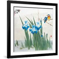 Asian Traditional Painting-WizData-Framed Art Print