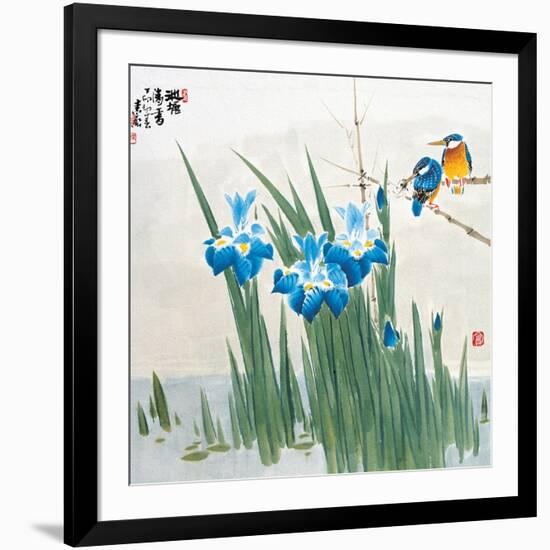 Asian Traditional Painting-WizData-Framed Art Print