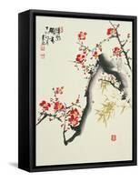 Asian Traditional Painting-WizData-Framed Stretched Canvas