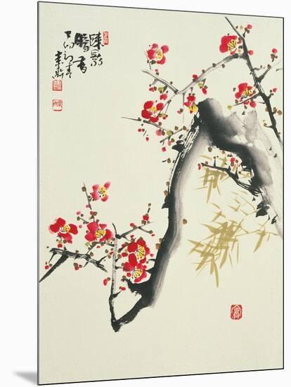 Asian Traditional Painting-WizData-Mounted Art Print