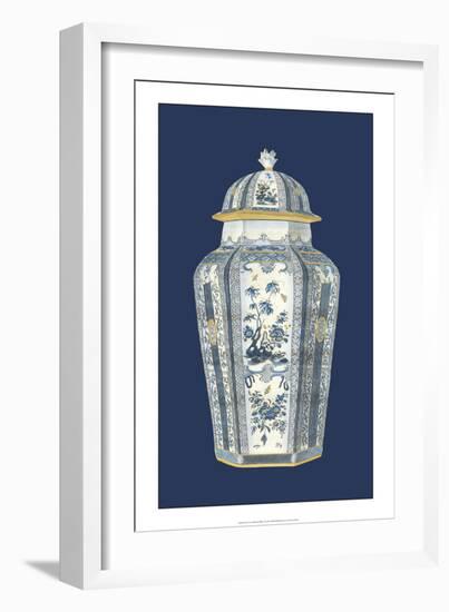 Asian Urn in Blue and White I-Vision Studio-Framed Art Print