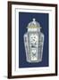 Asian Urn in Blue and White I-Vision Studio-Framed Premium Giclee Print