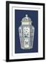 Asian Urn in Blue and White I-Vision Studio-Framed Premium Giclee Print