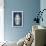 Asian Urn in Blue and White I-Vision Studio-Art Print displayed on a wall