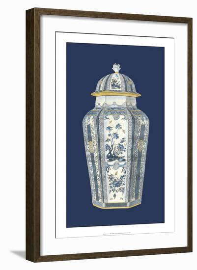 Asian Urn in Blue and White I-Vision Studio-Framed Art Print