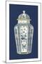 Asian Urn in Blue and White I-Vision Studio-Mounted Art Print