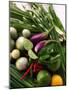 Asian Vegetable Still Life with Herbs and Limes-Foodcollection-Mounted Photographic Print