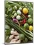 Asian Vegetable Still Life with Limes, Herbs, Ginger-Foodcollection-Mounted Photographic Print
