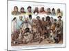 Asiatic Races, 1800-1900-G Mutzel-Mounted Giclee Print