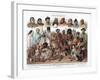 Asiatic Races, 1800-1900-G Mutzel-Framed Giclee Print