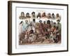 Asiatic Races, 1800-1900-G Mutzel-Framed Giclee Print