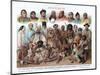 Asiatic Races, 1800-1900-G Mutzel-Mounted Giclee Print