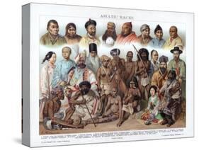 Asiatic Races, 1800-1900-G Mutzel-Stretched Canvas