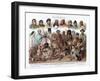 Asiatic Races, 1800-1900-G Mutzel-Framed Giclee Print