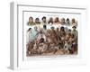 Asiatic Races, 1800-1900-G Mutzel-Framed Giclee Print