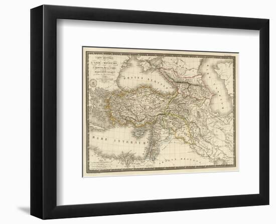 Asie-Mineure, Armenie, Syrie, Mesopotamie, Caucase, c.1822-Adrien Hubert Brue-Framed Art Print