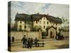Asile Suisse a St-Mande, Paris, 1872-Albert Anker-Stretched Canvas
