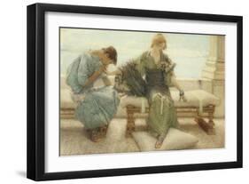 Ask Me No More....For at a Touch I Yield, 1886-Sir Lawrence Alma-Tadema-Framed Giclee Print